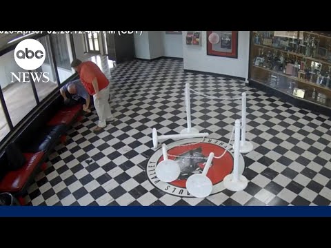 Principal stops alleged potential school shooter on surveillance video