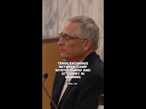 Tense exchange between Camp Mystic guard and attorney in hearing