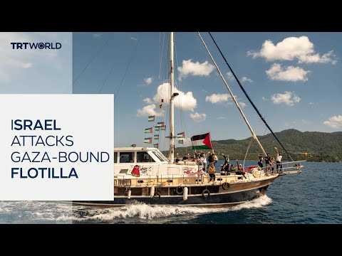 Gaza-bound flotilla under attack by Israeli naval forces
