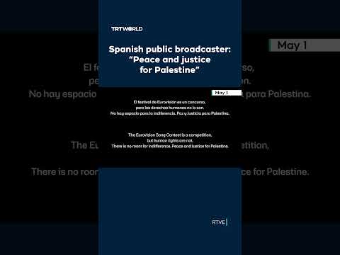 Spanish broadcaster RTVE cuts to black screen in protest over Israel’s Eurovision participation