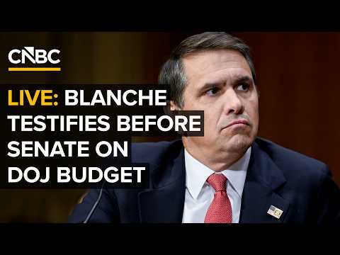 LIVE: Acting Attorney General Todd Blanche testifies before Senate panel on DOJ budget — 5/19/2026