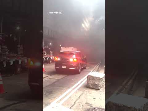 Massive vehicle explosion on New York’s Wall Street