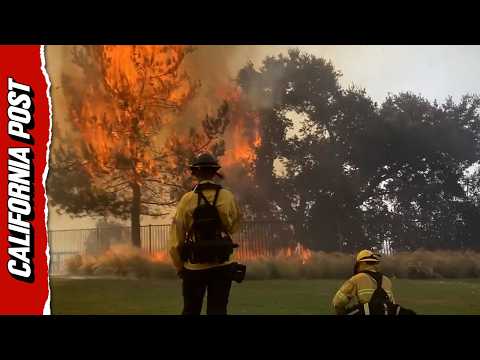 Thousands Evacuated as California Wildfires Spread Outside Los Angeles