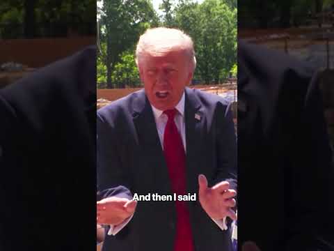 Trump promises gas prices will fall soon #shorts