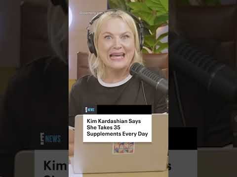 Kim Kardashian is keeping up with her supplements.