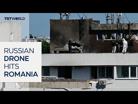 Russian drone hit injures two people in Romania