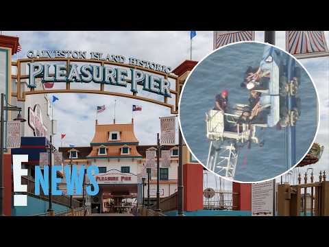 8 Rescued After Roller Coaster Mishap Left Riders Stuck 100 Feet High | E! News