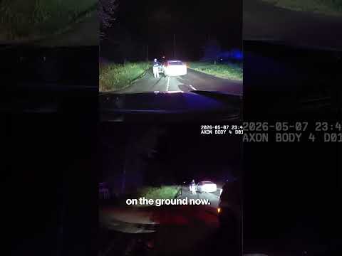 Dramatic Arrest After Deputies Use Grappler, K9 and Pepperballs in High-Speed Chase #shorts
