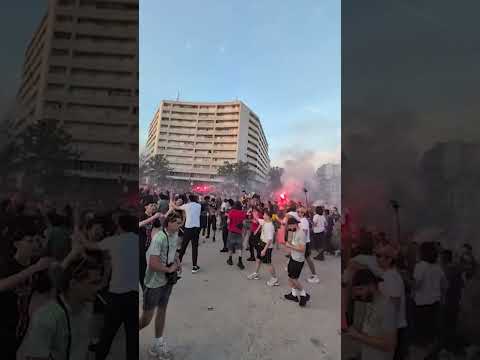 Violence ERUPTS During PSG Champions League Celebration #shorts