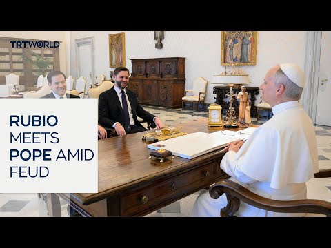 Rubio to visit Vatican as tensions grow between Pope Leo and Trump