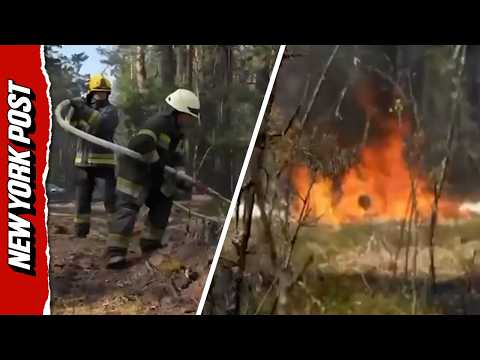 Chernobyl is on Fire – And Firefighters are Blocked by Landmines