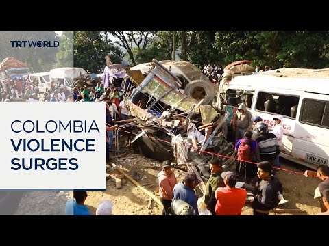 Unrest erupts in Colombia ahead of presidential vote