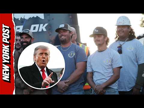 Trump Meets The Crew Turning ‘FILTHY’ Reflecting Pool Into ‘American-Flag Blue’