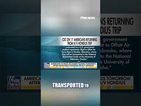 17 Americans to return to US after hantavirus concerns #foxnews #news #us #fox