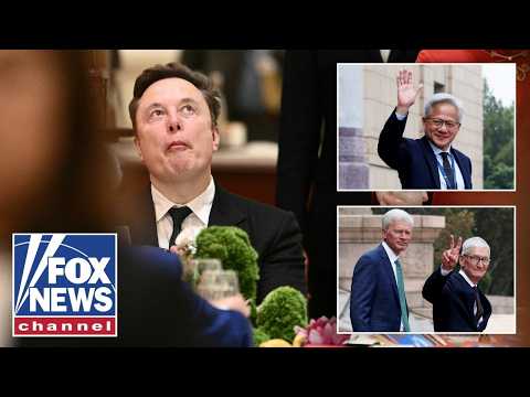 TECH FLEX: CEOs put US power on display in China