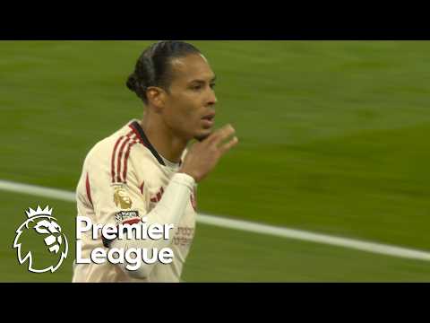 Virgil Van Dijk brings Liverpool level with header off set piece | Premier League | NBC Sports