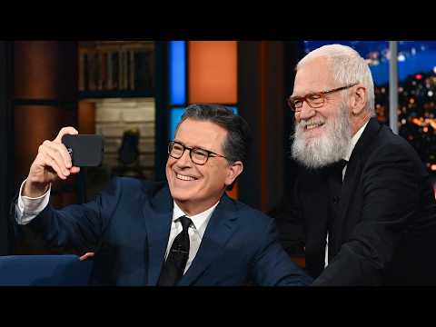David Letterman Roasts CBS For Late Show Cancelation in Final Appearance With Stephen Colbert