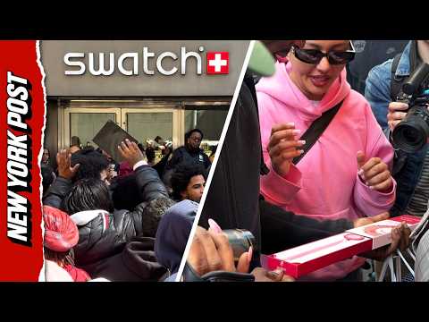 Swatch Drop Creates Massive Chaos in NYC, Forcing Store to Close