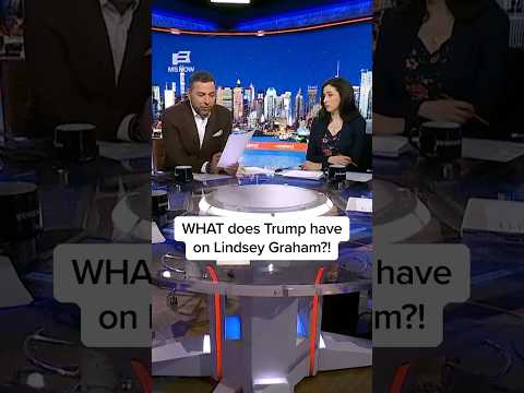 WHAT does Trump have on Lindsey Graham?!