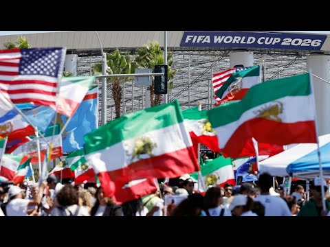 Protests staged outside Iran’s World Cup opener in Los Angeles