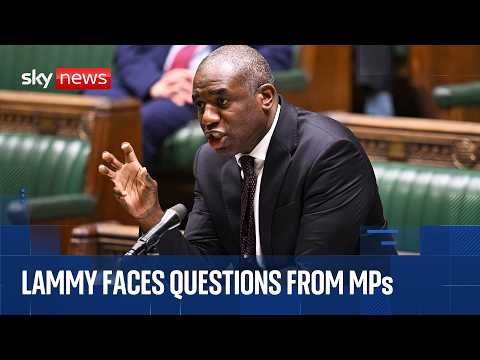 PMQs | David Lammy faces questions in the Commons