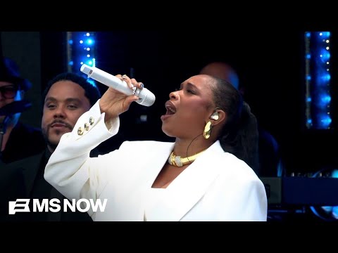 Jennifer Hudson performs at opening ceremony for Obama Presidential Center
