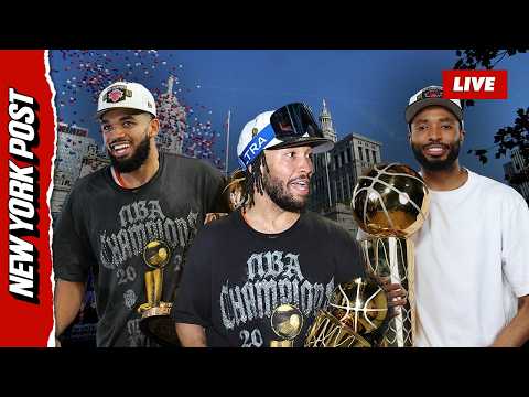 LIVE: Knicks Championship Parade City Hall Ceremony