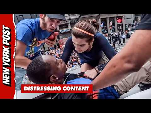 Dramatic Moment Knicks Fans Climb Structure and Save Collapsed Man From Apparent Overdose