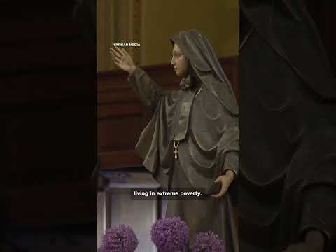 Pope Leo honors first American saint