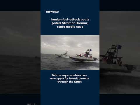 Fast-attack boats patrol Strait of Hormuz, Iranian TV says