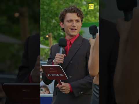 #tomholland and #zendaya at #spiderman event in Berlin