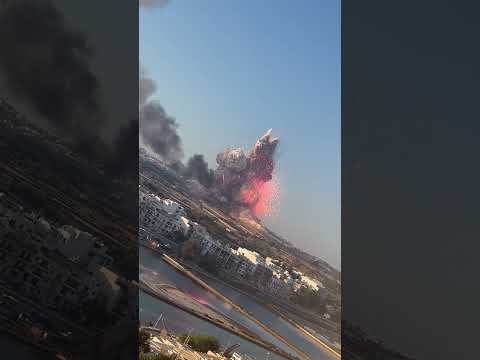 Massive Explosion Consumes Fireworks Factory in Malta #shorts