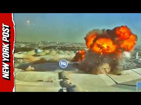 Terrifying Footage Shows Drone Strike Slamming into Kuwait Airport