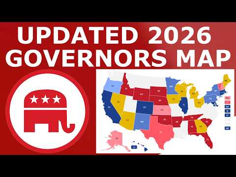 Updated 2026 Governors Map Prediction (June 2026)