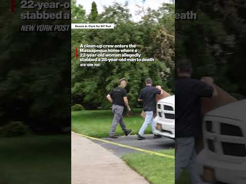 Woman stabs man to death inside Long Island home: cops #shorts