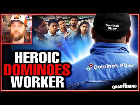 DOMINOS WORKER HAS HAD ENOUGH
