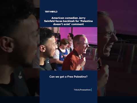 American comedian Jerry Seinfeld faces backlash for ‘Palestine doesn’t exist’ comment