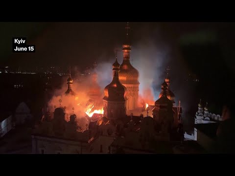 Russia Strikes UNESCO-Protected Cathedral in Kyiv