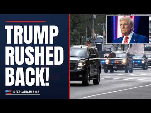 EMERGENCY! – Trump Rushed To The White House With Heavy Security