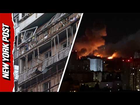 Russia UNLEASHES Five-Hour Missile Barrage on Kyiv in Massive Assault