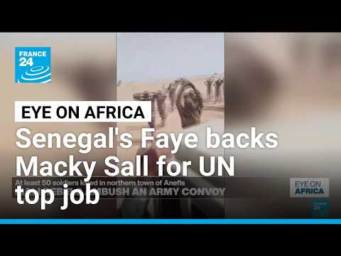 Senegal u-turns to back ex-president Sall to lead UN • FRANCE 24 English