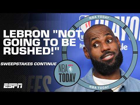 LEBRON SWEEPSTAKES CONTINUE 🍿 Rich Paul says a decision is ‘not going to be rushed’ | NBA Today