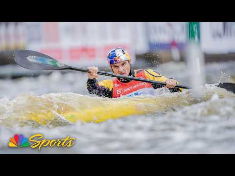 Highlights: 2026 ICF Canoe Slalom Worlds, Men’s Kayak Team gold medal run | NBC Sports