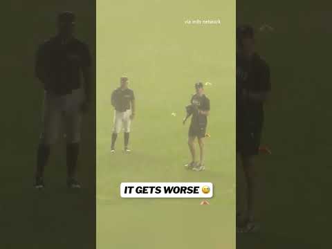 Cam Schlittler thought this was a normal warm-up…