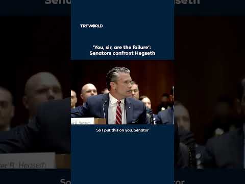 ‘You, sir, are the failure’: Senators confront Hegseth