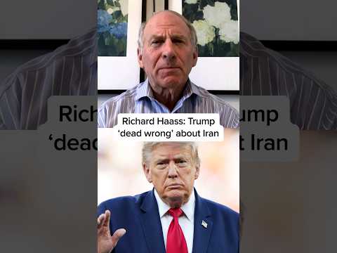 Richard Haass: Trump ‘dead wrong’ about Iran