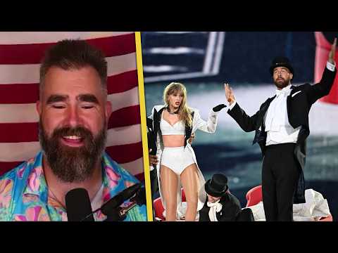 Jason Kelce REVIEWS Travis’ Surprise Wedding Day Performance at MSG With Taylor Swift