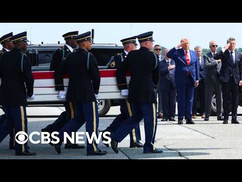 Dignified transfer for 4 U.S. troops killed in the Middle East amid Iran war