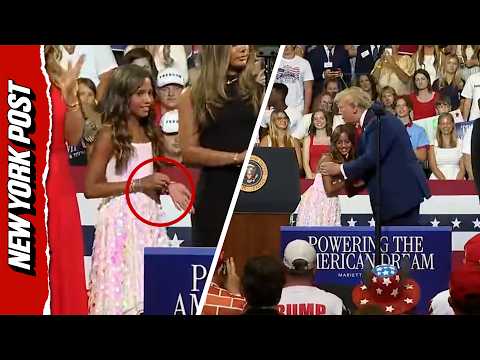 Young Girl Surprises Trump With Bracelet for Granddaughter Kai