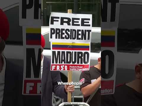 Motorcade Seen Supposedly Mobilizing Former Venezuelan President Maduro for Court Appearance #shorts